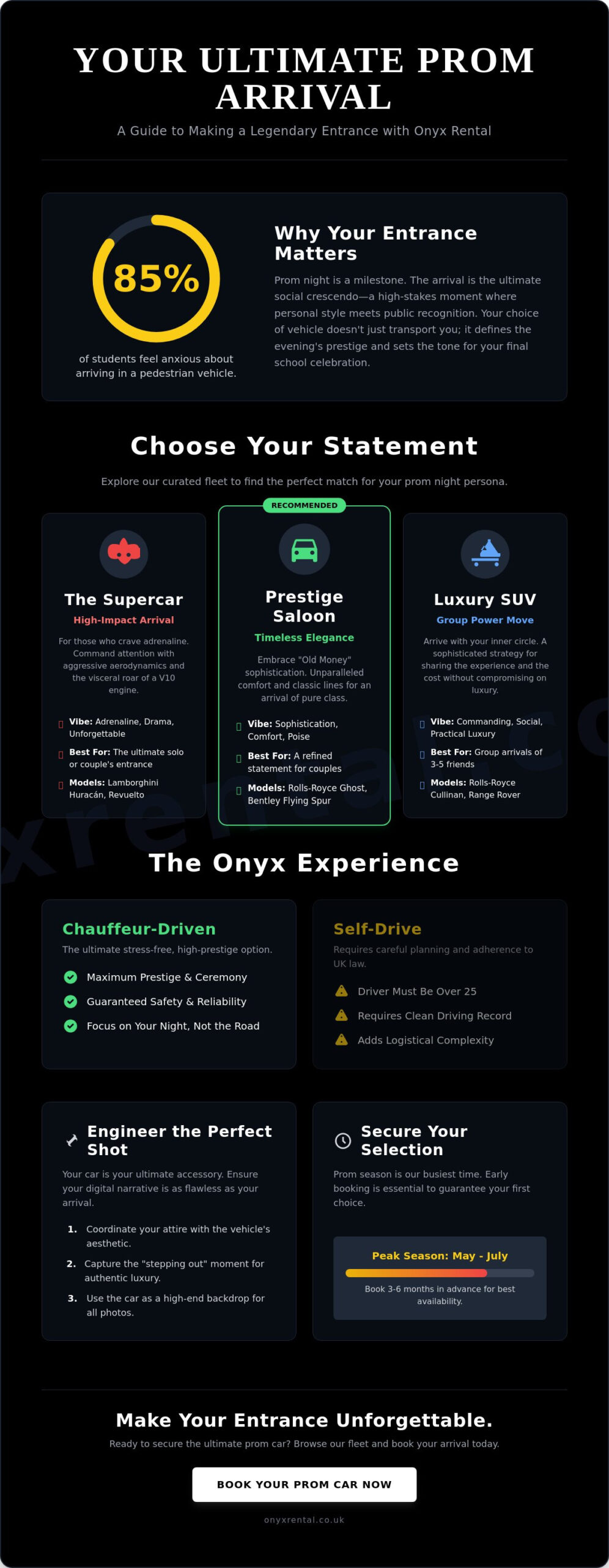 Best Cars for Prom 2026: The Ultimate Luxury Arrival Guide